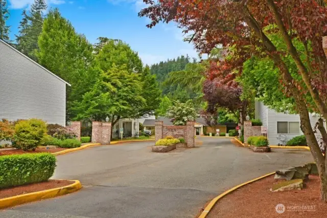 Mature landscaping makes this a lovely place to live.