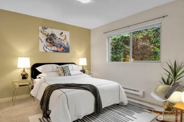 Retreat to more soothing scenery in your bedroom.