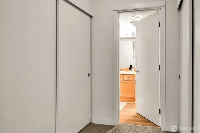 Enjoy private access to the full continental bath.