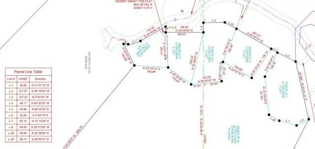 Map of Lots 1-5