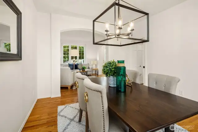 Formal dining room.