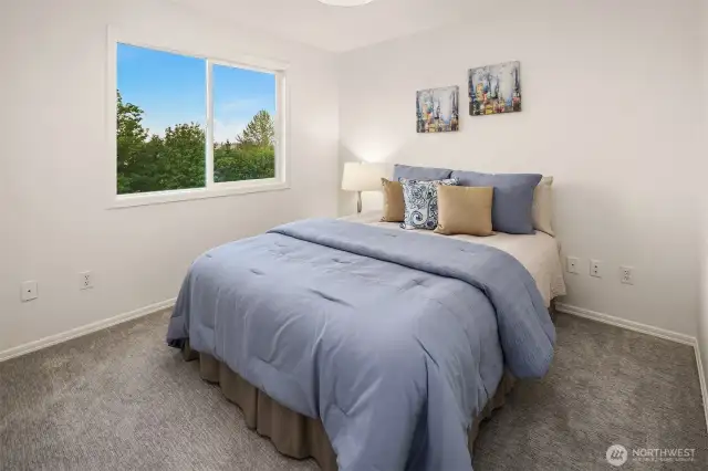 Bedroom #3 on the upper level.