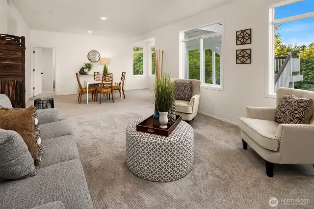 Could this be an ADU? Explore the possibilities. The grapevine has it that a neighbor with a similar layout rents out their lower level for $2,000 a month.