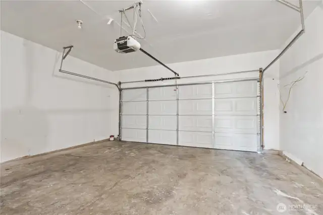 Attached 2-car garage for easy access and storage