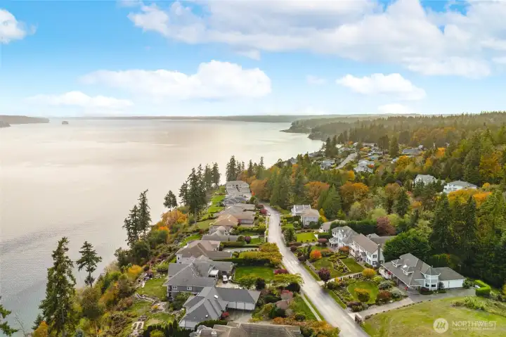 Outstanding views of the Puget Sound.