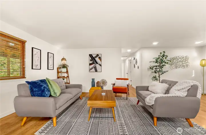 Open plan is great for entertaining