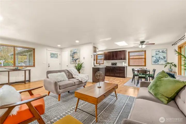 Living room is unexpectedly large