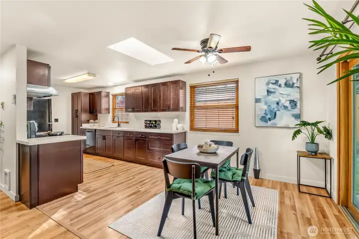 Open floor plan is perfect for entertaining