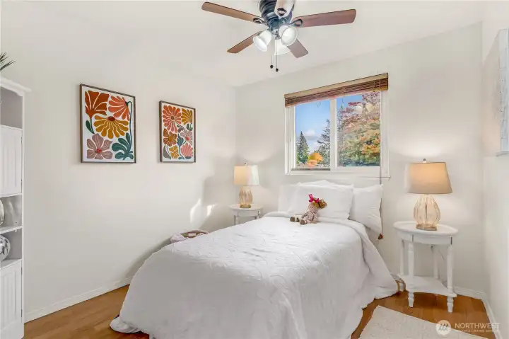 Sunny and cheery 3rd bedroom