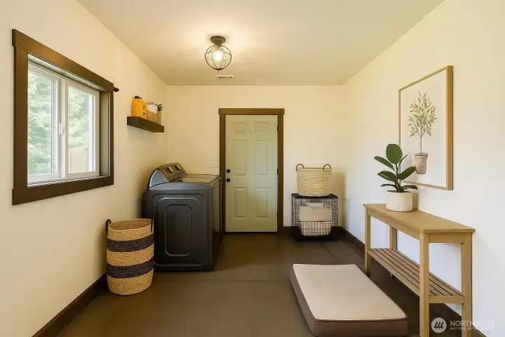 Laundry Room - Virtually staged