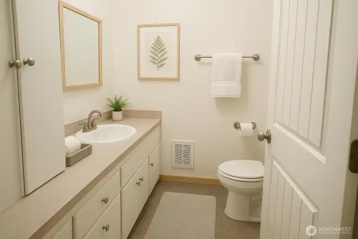 Hall bathroom