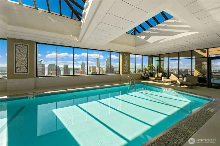 Rooftop pool