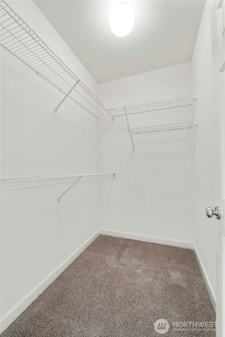 Primary walk-in closet