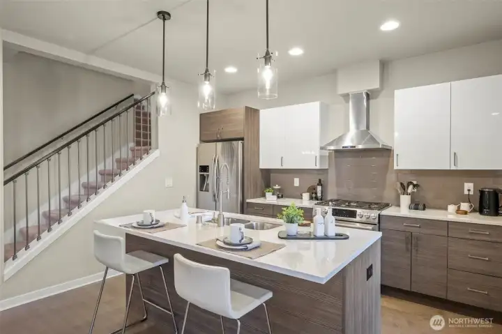 Sleek Modern Kitchen
