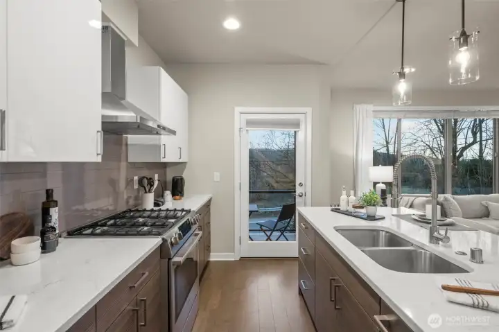 Covered Patio off the Kitchen