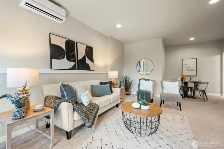 Family Room Downstairs w/ Flex Space