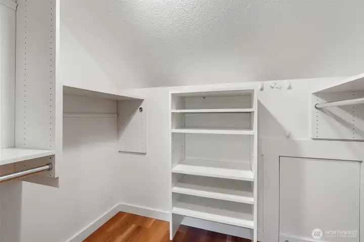 Love the walk-in closet.