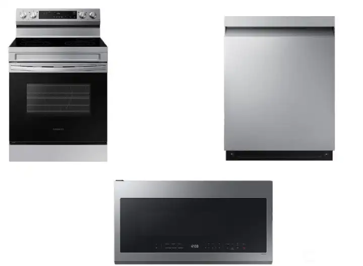 appliances selected for kitchen, not of actual home
