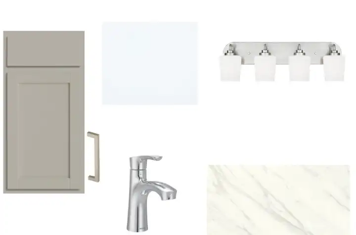 Primary bathroom colors, not of actual home