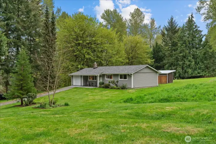 Well-maintained and move-in ready, the exterior reflects pride of ownership.