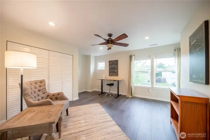 Second bedroom with TWO closets. Second bedroom with TWO closets.