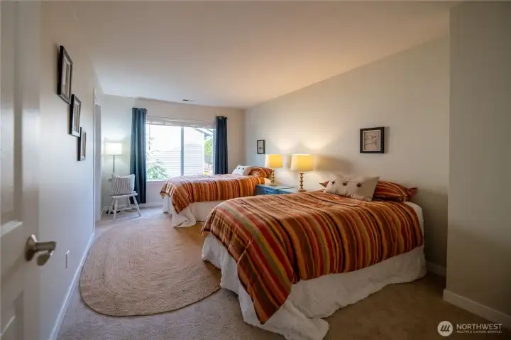 Third bedroom with large walk-in closet. Third bedroom with large walk-in closet.