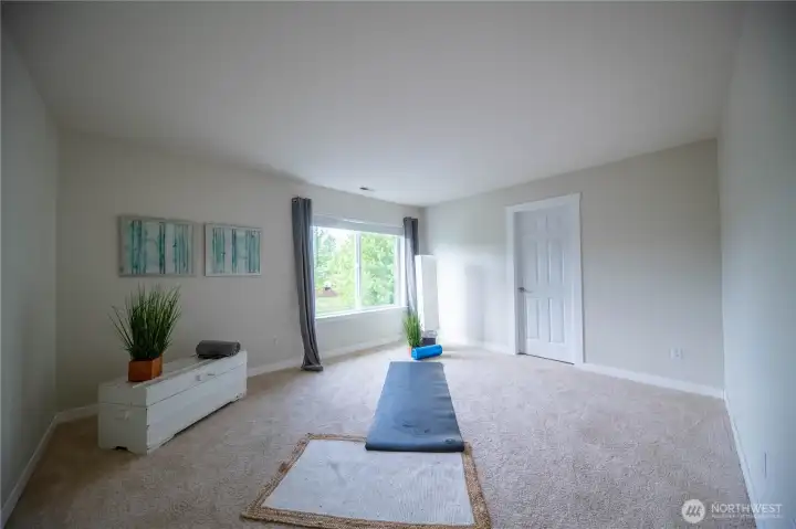 Fourth bedroom with large walk-in closet. Fourth bedroom with large walk-in closet.