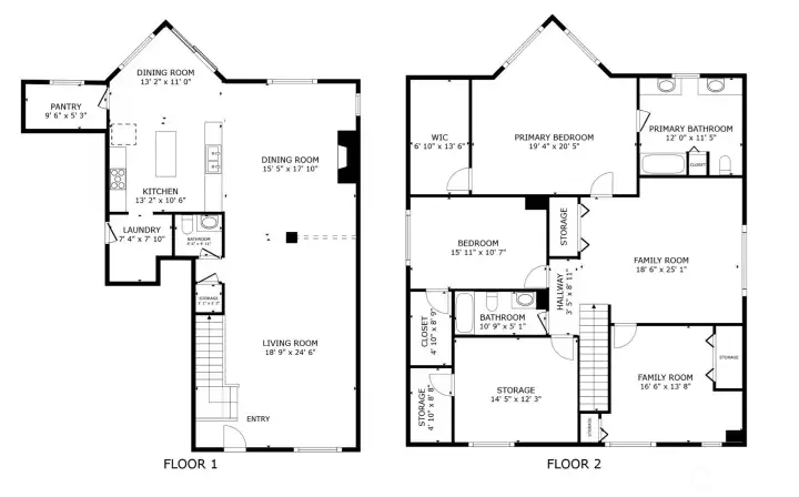 Schematic floorplan. Schematic floorplan.
