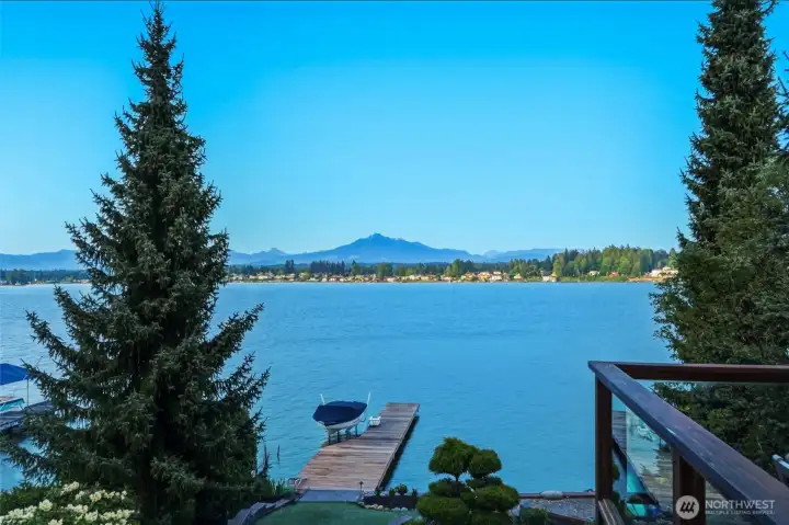The view from the living room.