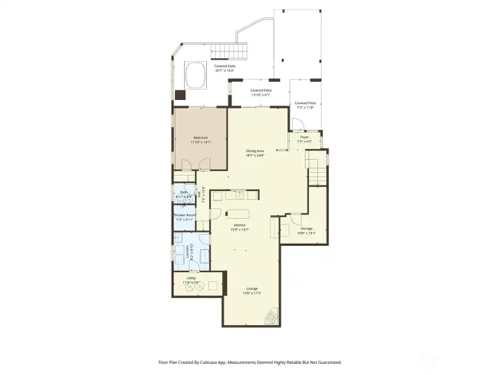 Basement floor plan.