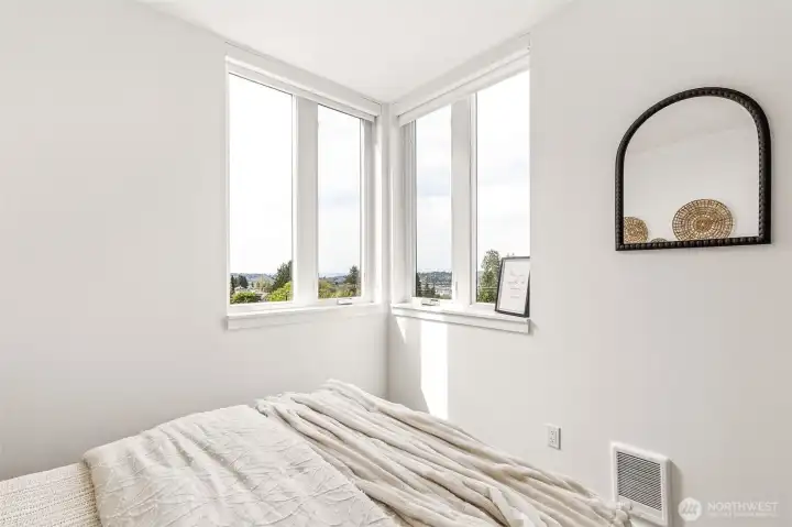 Enjoy views from your bedroom, corner unit Enjoy views from your bedroom, corner unit