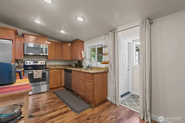 Upstairs kitchen