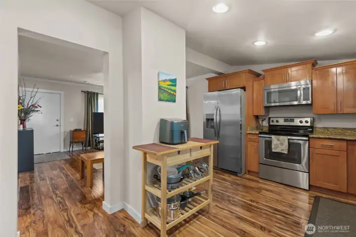 Upstairs kitchen