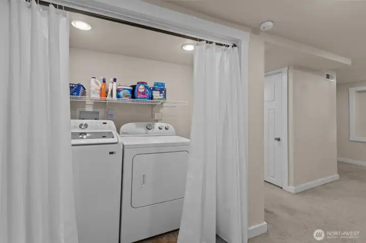 Downstairs laundry