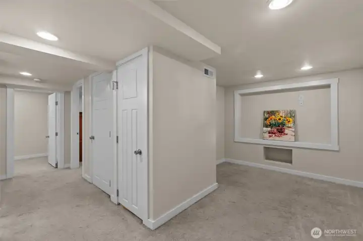 Downstairs living area
