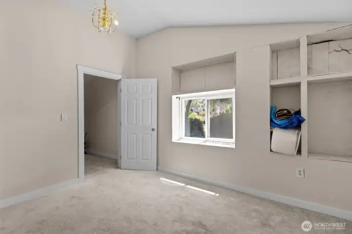 Interior of shop - finished and heated room