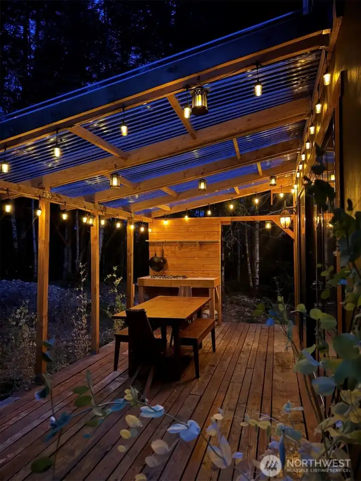 From morning coffee to evenings under the lights, this outdoor space was made to be lived in.