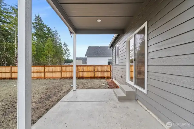 Covered Back Patio