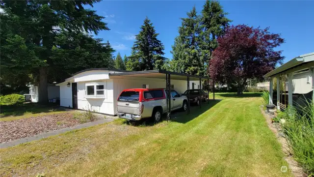 2-car tantum carport.