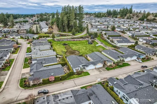 Within the gates of Water Gardens, residents enjoy a great sense of community.