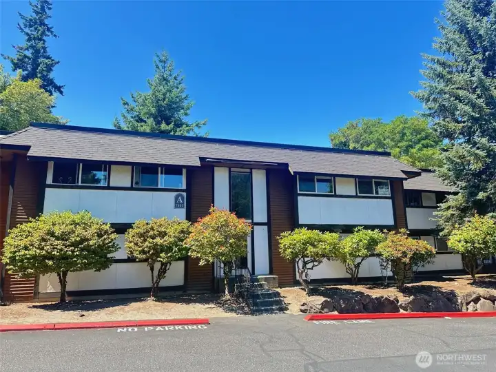 Beautifully renovated top-floor 2-bedroom, 1-bath condo blends modern upgrades with everyday convenience in a vibrant community featuring a pool.