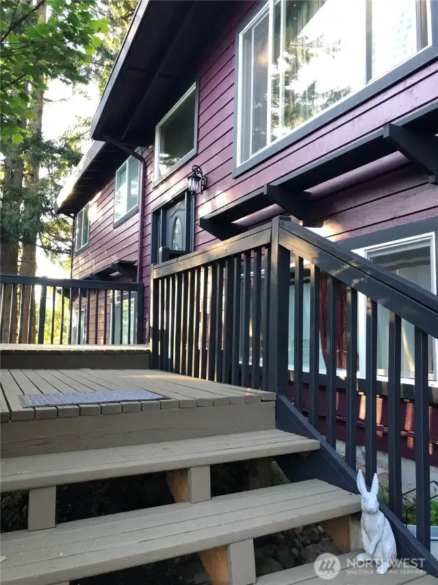 Step right up to the spacious front porch.
