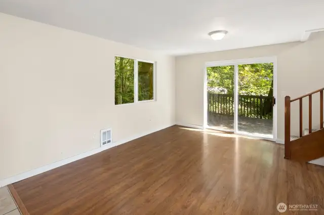 Dining room looking toward deck