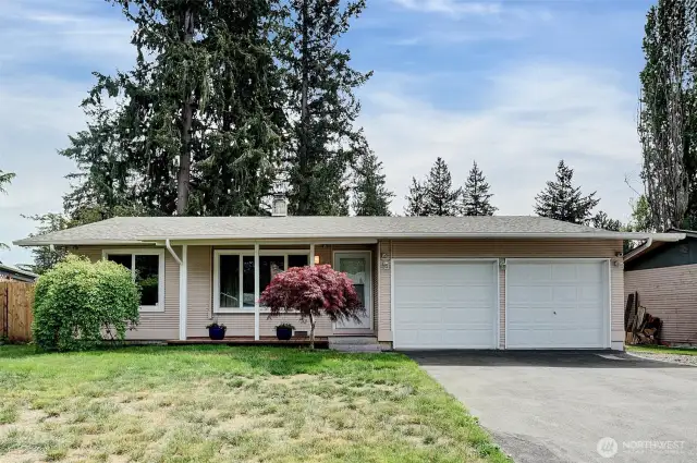 Front view of home.