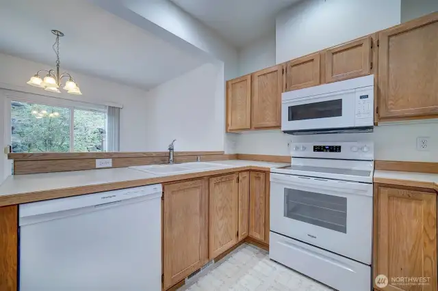 Another view of kitchen.