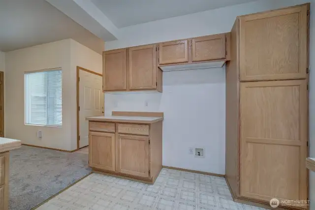 Kitchen Refrigerator area/ pantry