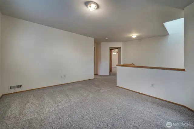 Loft area.