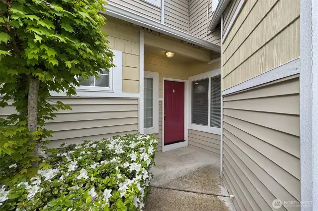 Home entrance.
