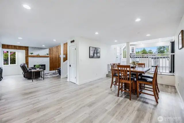Open floorplan.