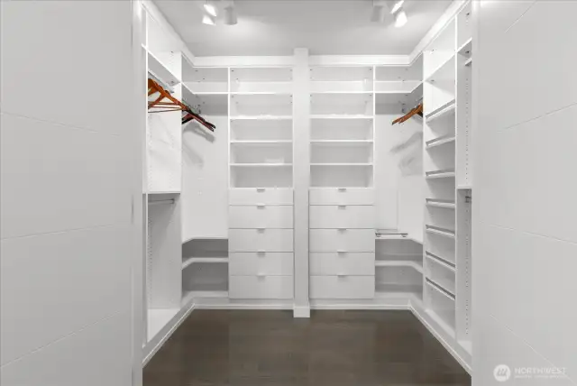 Custom California Closet off primary